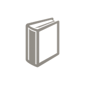 Minimalist taupe book icon in an angled 3D-style silhouette with a clean, simplified design.