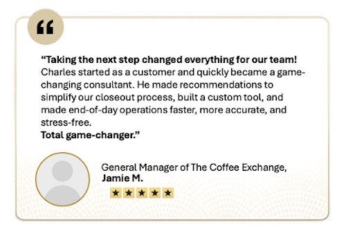 Testimonial from Angel Coon, owner of Earthwise Studio & Shop, praising Charles Starr’s live message for helping her community replace limiting beliefs