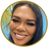 Eva Morgan, owner of Body Sculpt wellness center in Vienna, VA, smiling outdoors