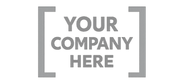 Your Company Here Placeholder Your company here placeholder text with brackets in grayscale on transparent background